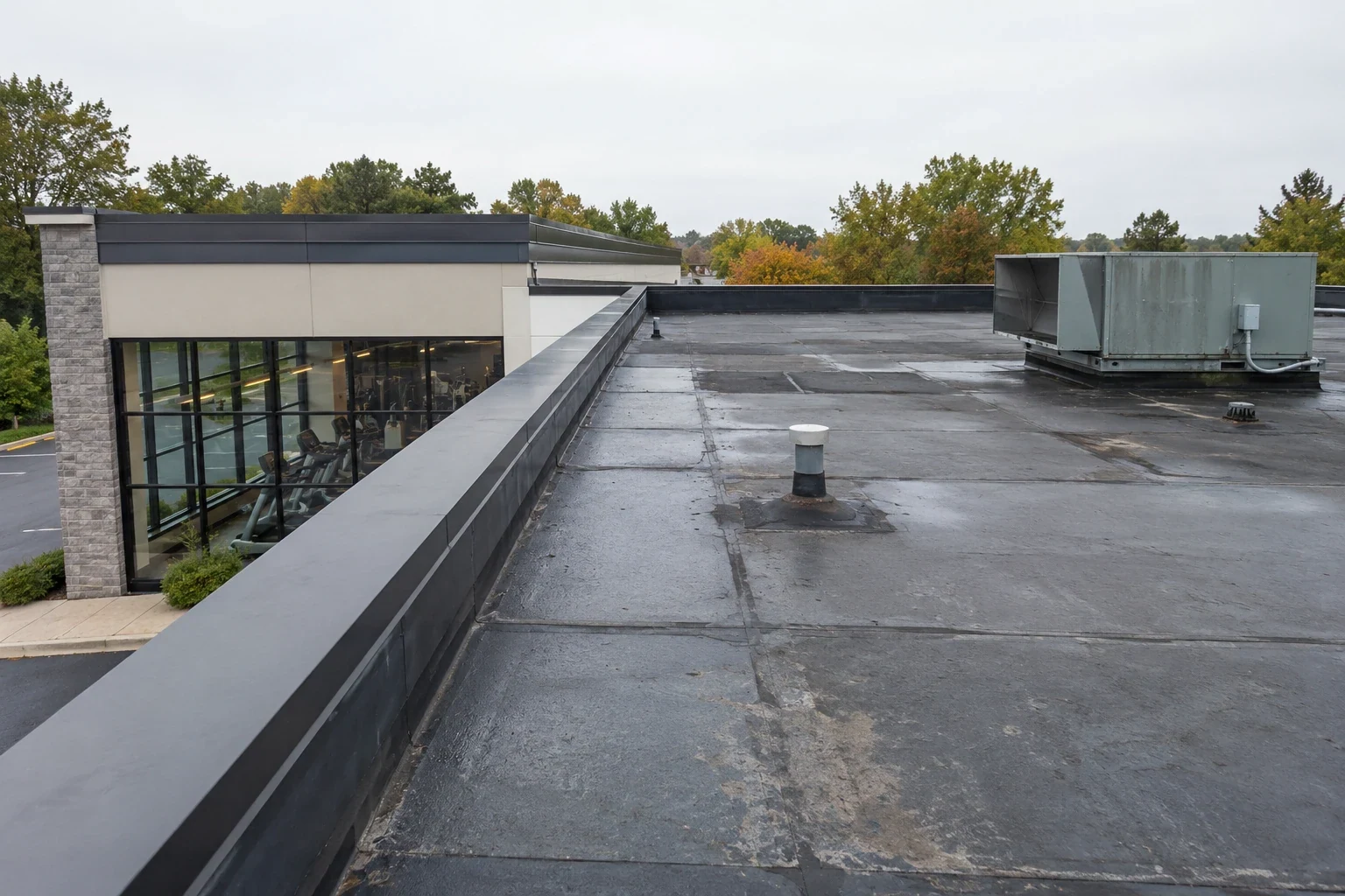 Fitness Center Roofing in Brockton, MA